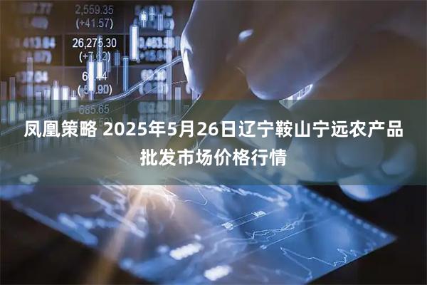凤凰策略 2025年5月26日辽宁鞍山宁远农产品批发市场价格行情